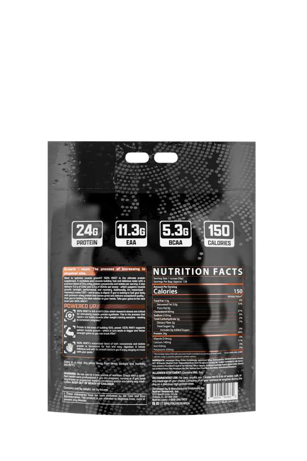 100% Whey Premium Protein For Muscle Growth & Recovery