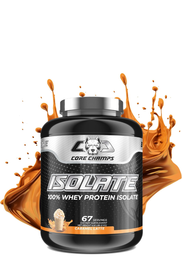 Core Champs ISOLATE 100% Whey Protein Powder|67 Servings,4.41lbs,(2kg)|25g Protein|6g BCAA|0g Fat|Muscle Support and Recovery| Muscle Builder For Men & Women|Sports Nutrition| Delicious Chocolate
