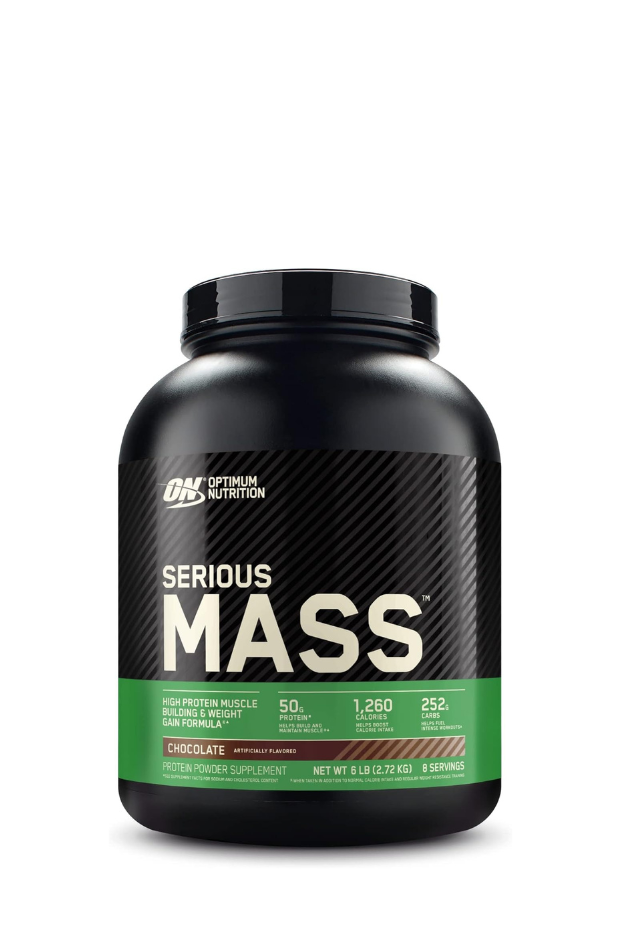 Optimum Nutrition (ON) Serious Mass- Chocolate, 6 Lbs (2.72 KG)