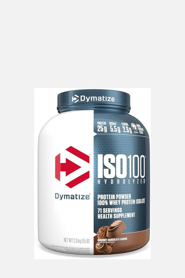Dymatize ISO 100 Carb Whey Gourmet Chocolate, 5 lb