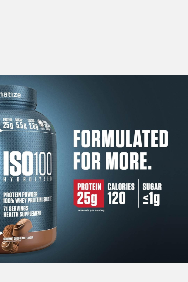 Dymatize ISO 100 20 Serving Gourmet Vanilla 610 Gm