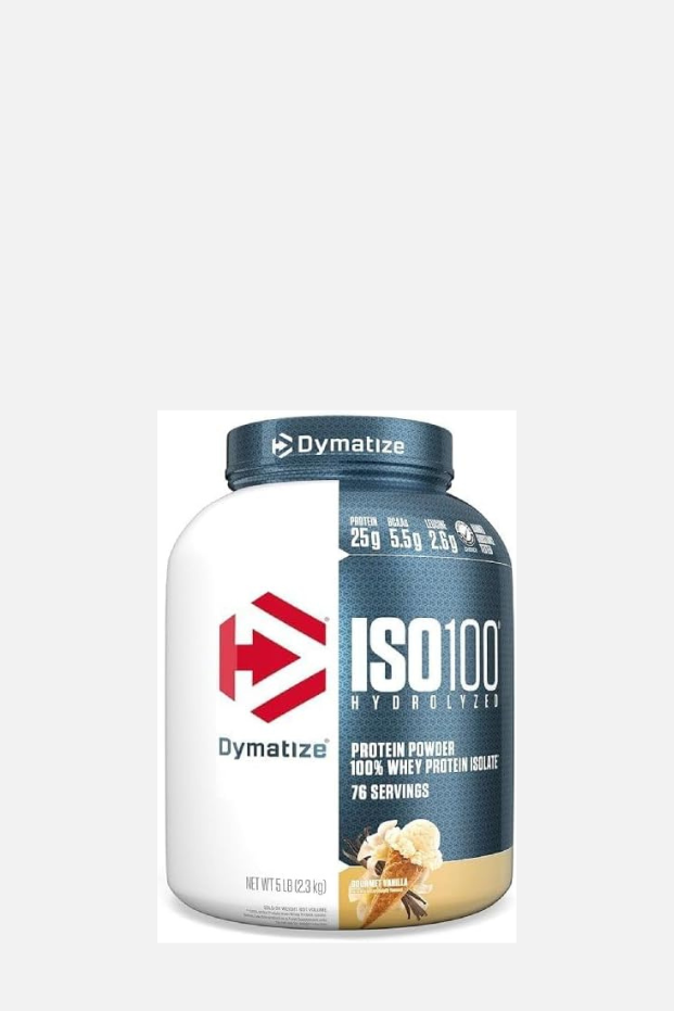 Dymatize ISO 100 0 Carb Whey Gourmet Vanilla, 5 lb