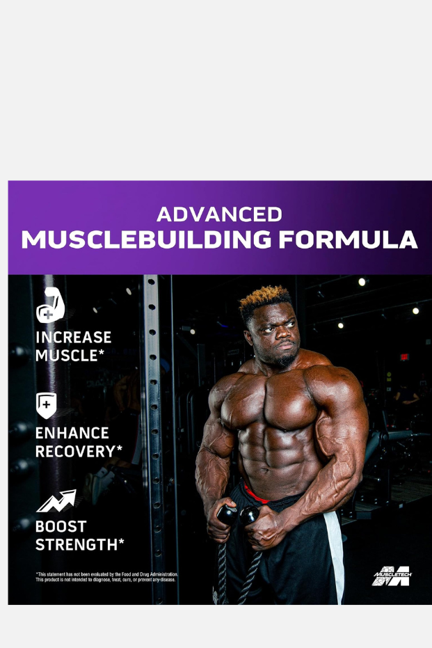 MuscleTech Mass Tech Extreme 2000 Ultimate 100% Muscle Builder Whey Protein Mass Gainer with 80 grams Protein, 10 grams Creatine & 20 grams Vitamins & Minerals for Men & Women, Vanilla Flavor 6.00 lbs