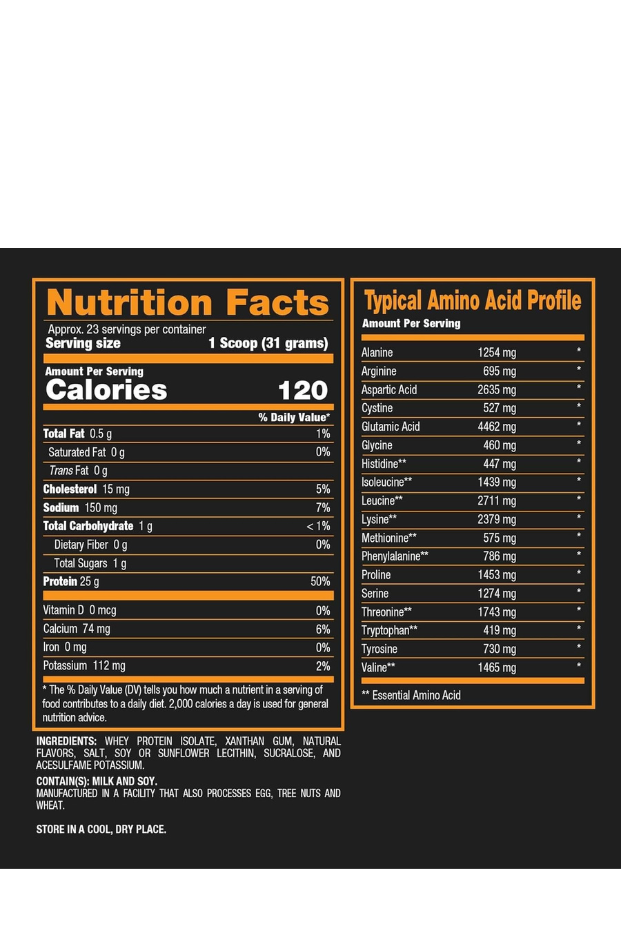 BPI Sports ISO HD Whey Protein Isolates Muscle Growth, 4.8 lb