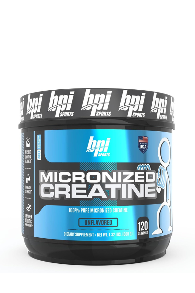 BPI Sports Micronized Creatine - Increase Strength - Reduce Fatigue - Lean Muscle Building - 100% Pure Creatine