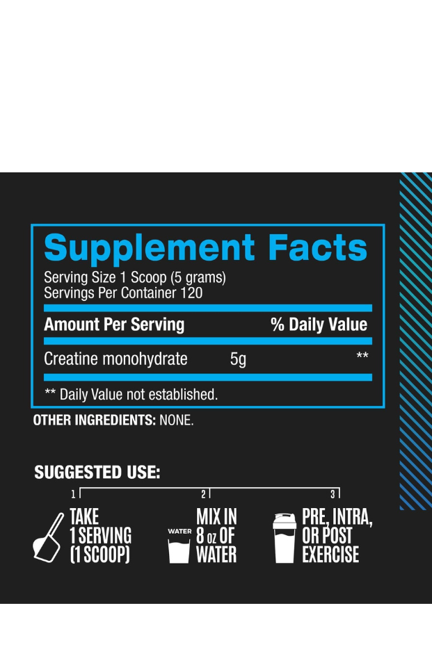 BPI Sports Micronized Creatine - Increase Strength - Reduce Fatigue - Lean Muscle Building - 100% Pure Creatine