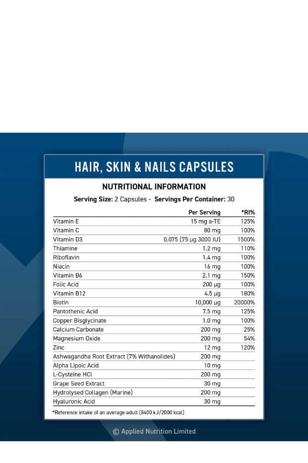 Hair Skin and Nails Collagen Capsules