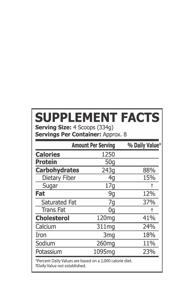 CORE CHAMPS MASS Gainer:100%  Protein| CHOCOLATE) 6lbs 2.72 kg