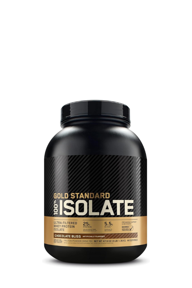 Optimum Nutrition (ON) Gold Standard 100% Isolate, 25 Grams of Protein- Chocolate Bliss, 1.64 Lbs, 24 Servings (744 G)