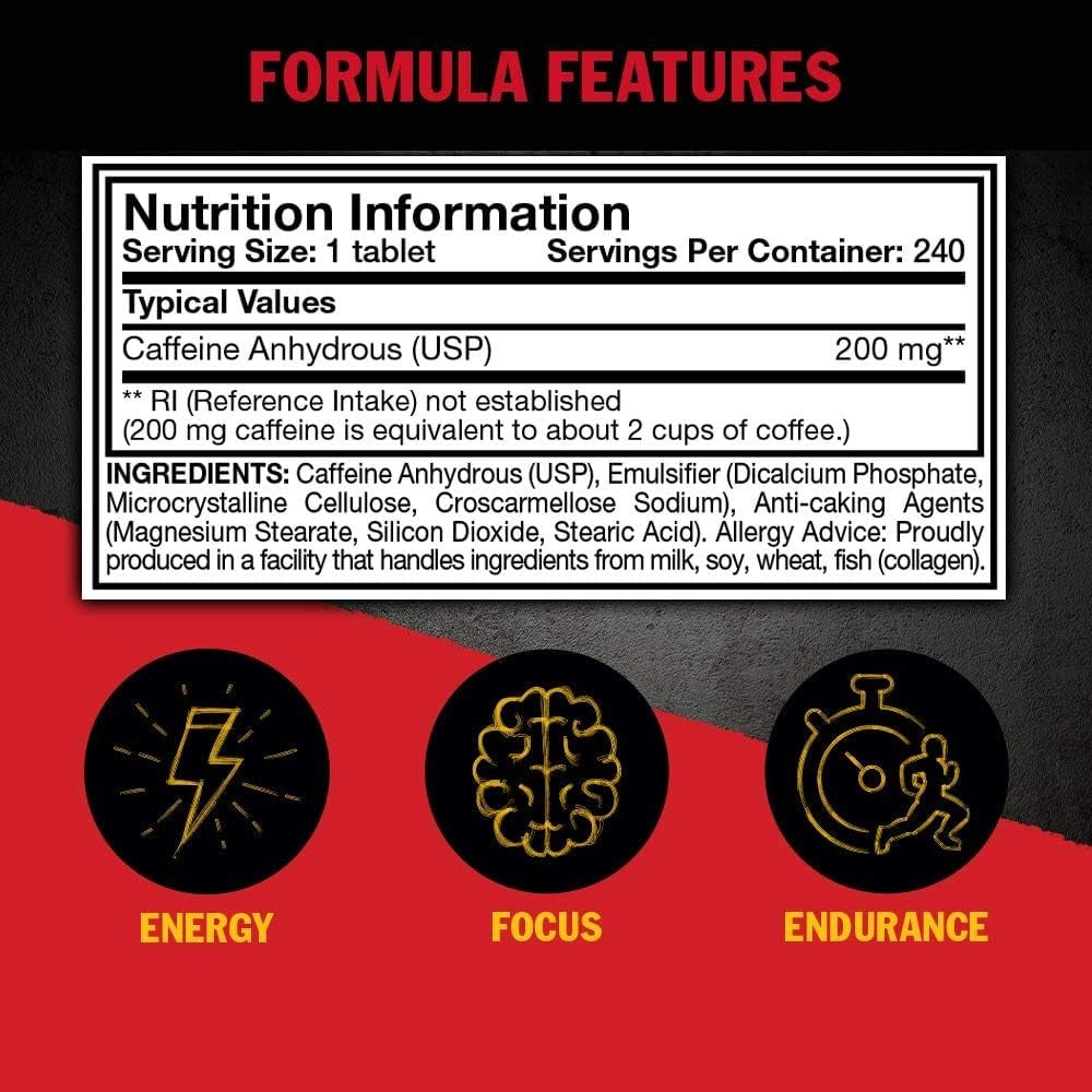 Mutant Caffeine 240 tablets