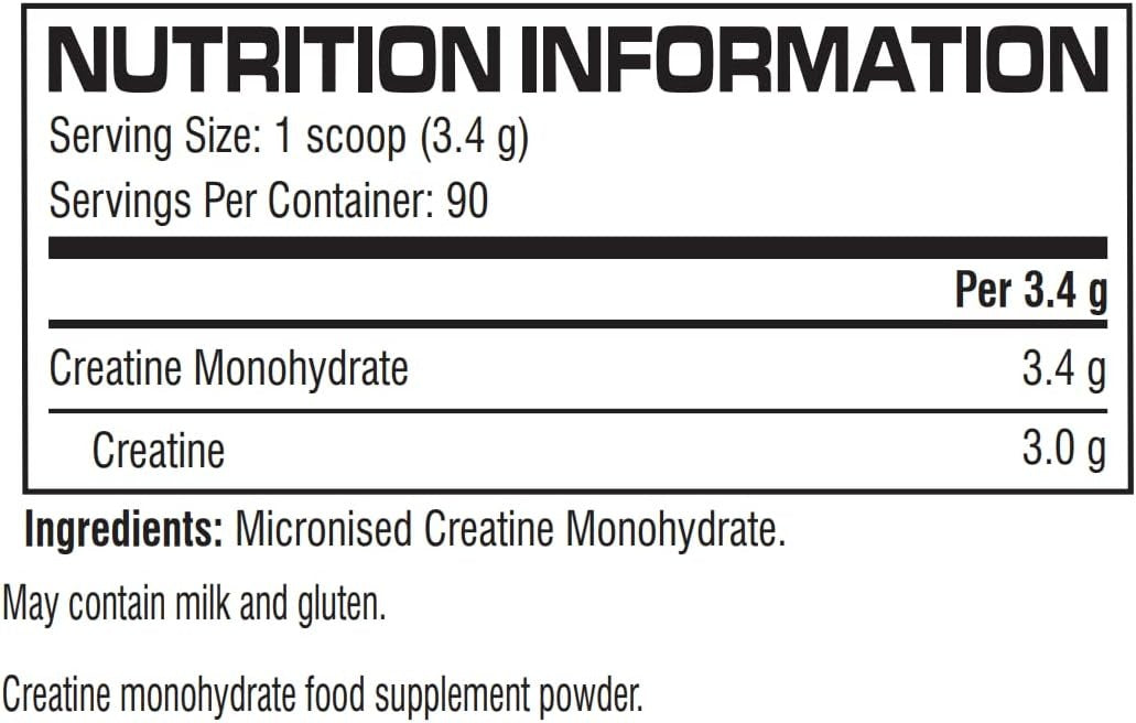 Cellucor Cor-Performance Creatine Monohydrate Powder Micronized for Increased Absorption | Creatine Monohydrate for Bodybuilding | Vegan Creatine Powder for Sport Flavorless | 90 Servings | 306 g