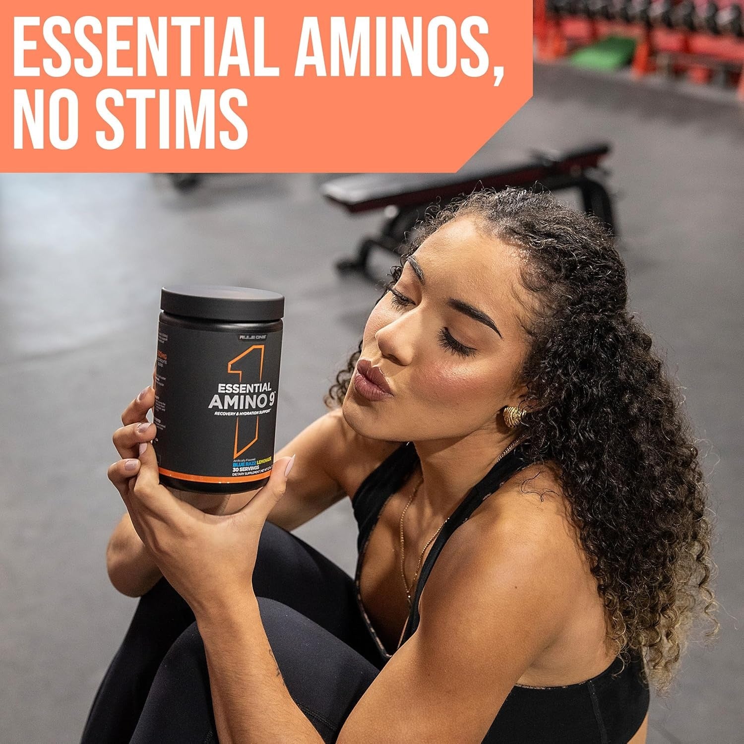 Rule1 1 Essential Amino 9 | Fruit Punch | Supports Muscle Recovery and Electrolytes for Hydration | Dietary Supplement | 30 Servings