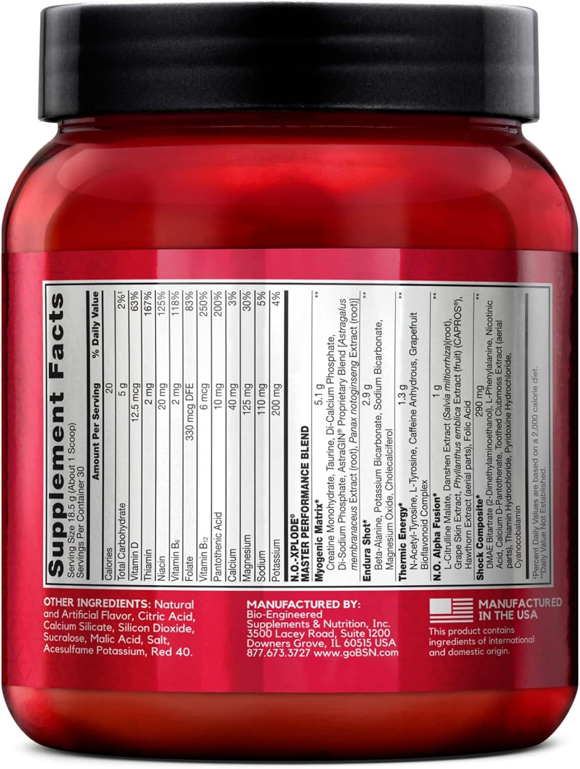 BSN N.O.-XPLODE Pre Workout Powder